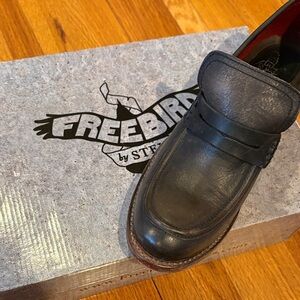 Freebird by Steven Dark Leather Men's Loafers